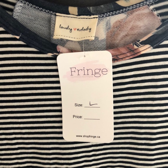 Striped & floral tank - Picture 3 of 3